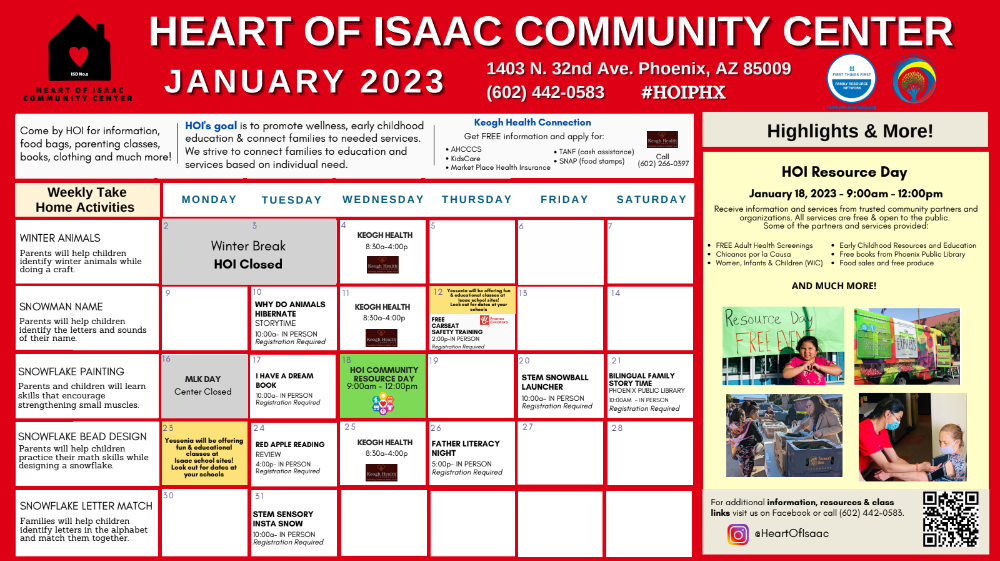 Heart of Isaac Community Center 