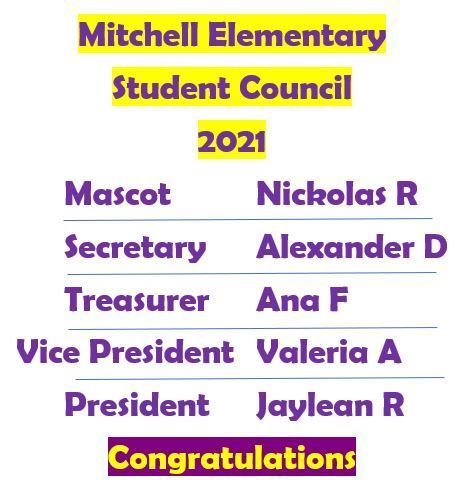 Student Council Results 
