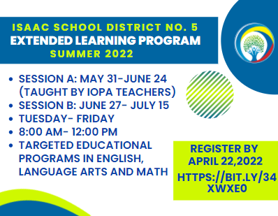 Summer Extended Learning Program - Click Here