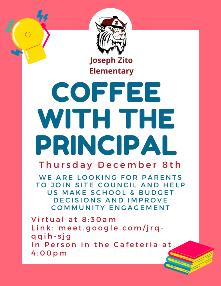 Coffee With The Principal Flyer