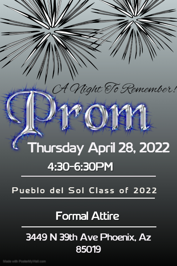 Prom flyer