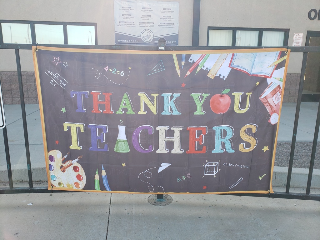 Thank you teachers sign