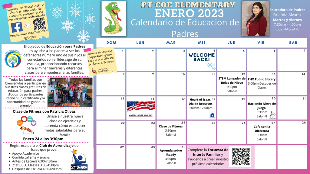 January 2023 Parent Educator Calendar- S