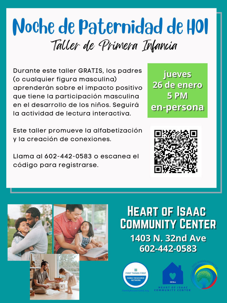 Heart of Isaac Fathers Night Spanish