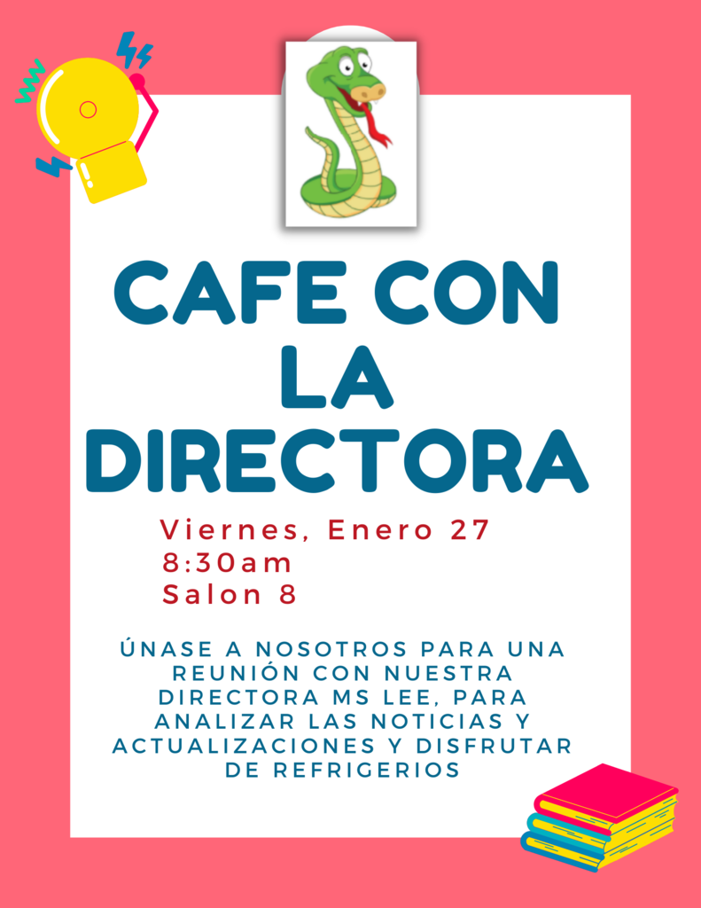 January Coffee with the Principal Spanish