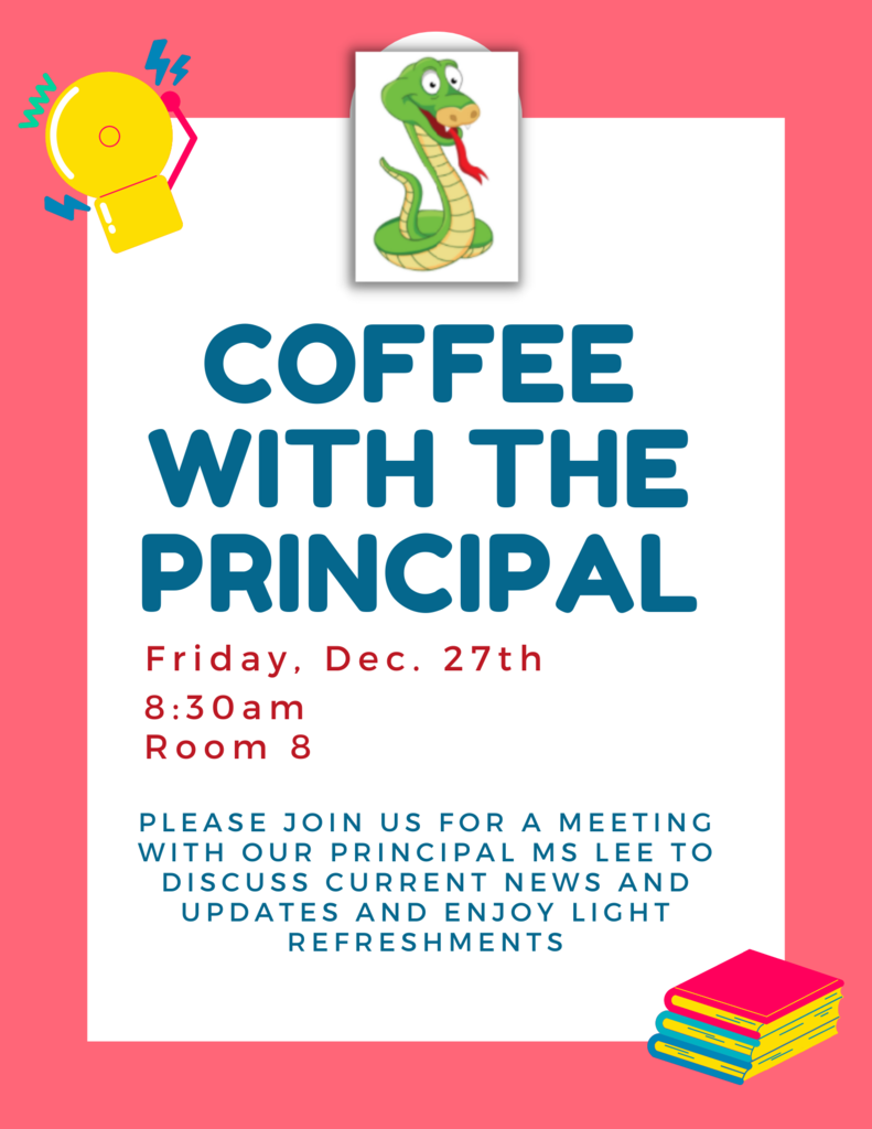 January Coffee with the Principal English