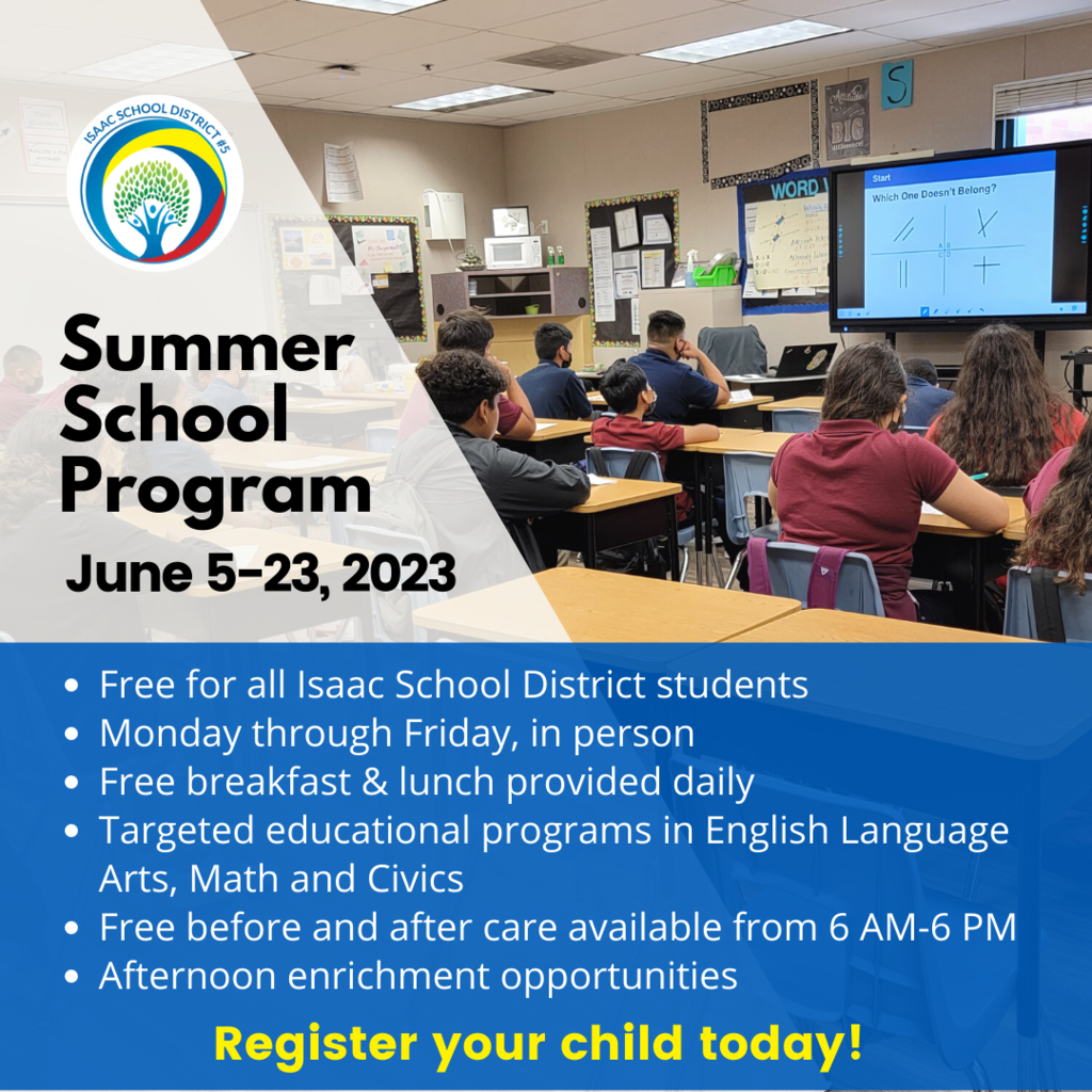 ISD Summer School Info Flyer