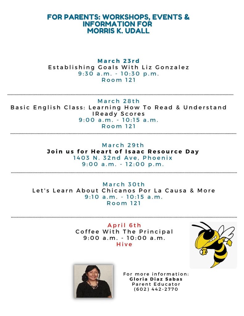 MKU Parent Ed Events last week in March, '23