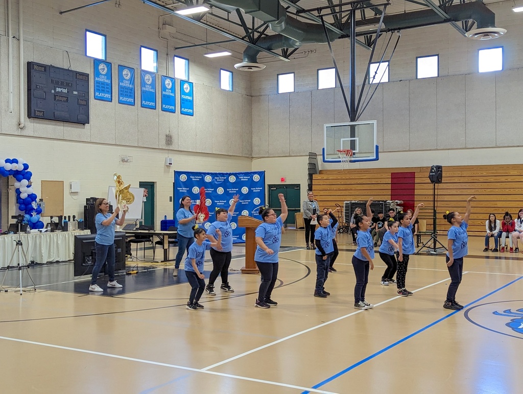 Dance team performing for their families